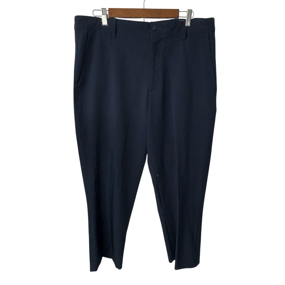 Footjoy‎ Pants Mens 36x29 Blue Athletic Fit Navy Blue Performance Stretch Golf - Picture 4 of 12